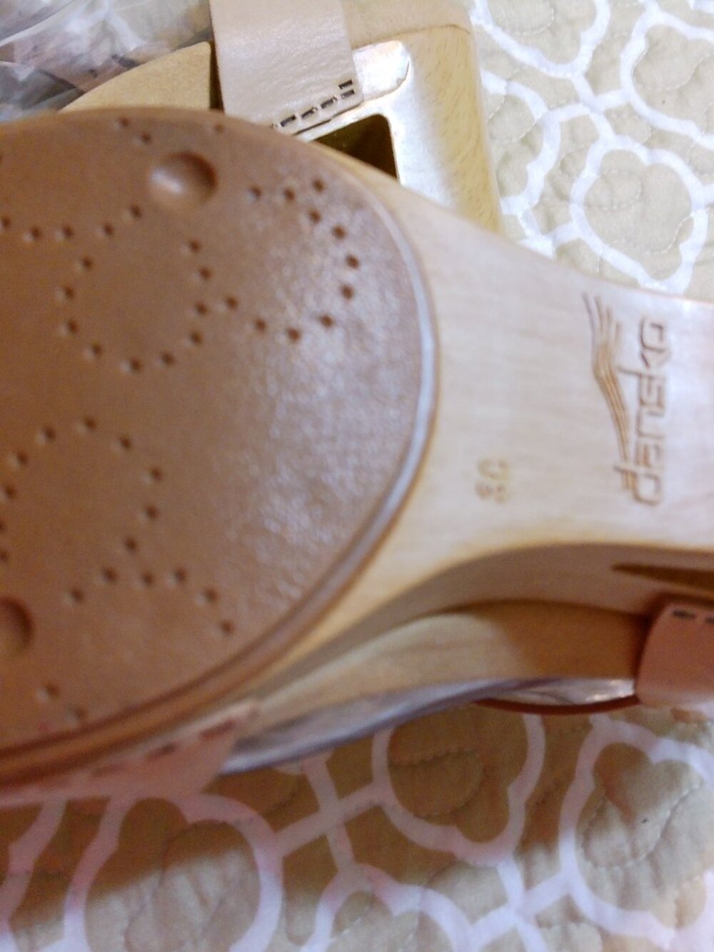 DANSKO TAN SANDALS SIZE 38 GREAT CONDITION - Picture 6 of 8